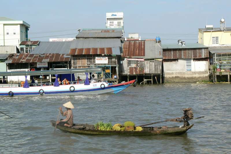 18 DELTA DEL MEKONG Mercato Galleggiante